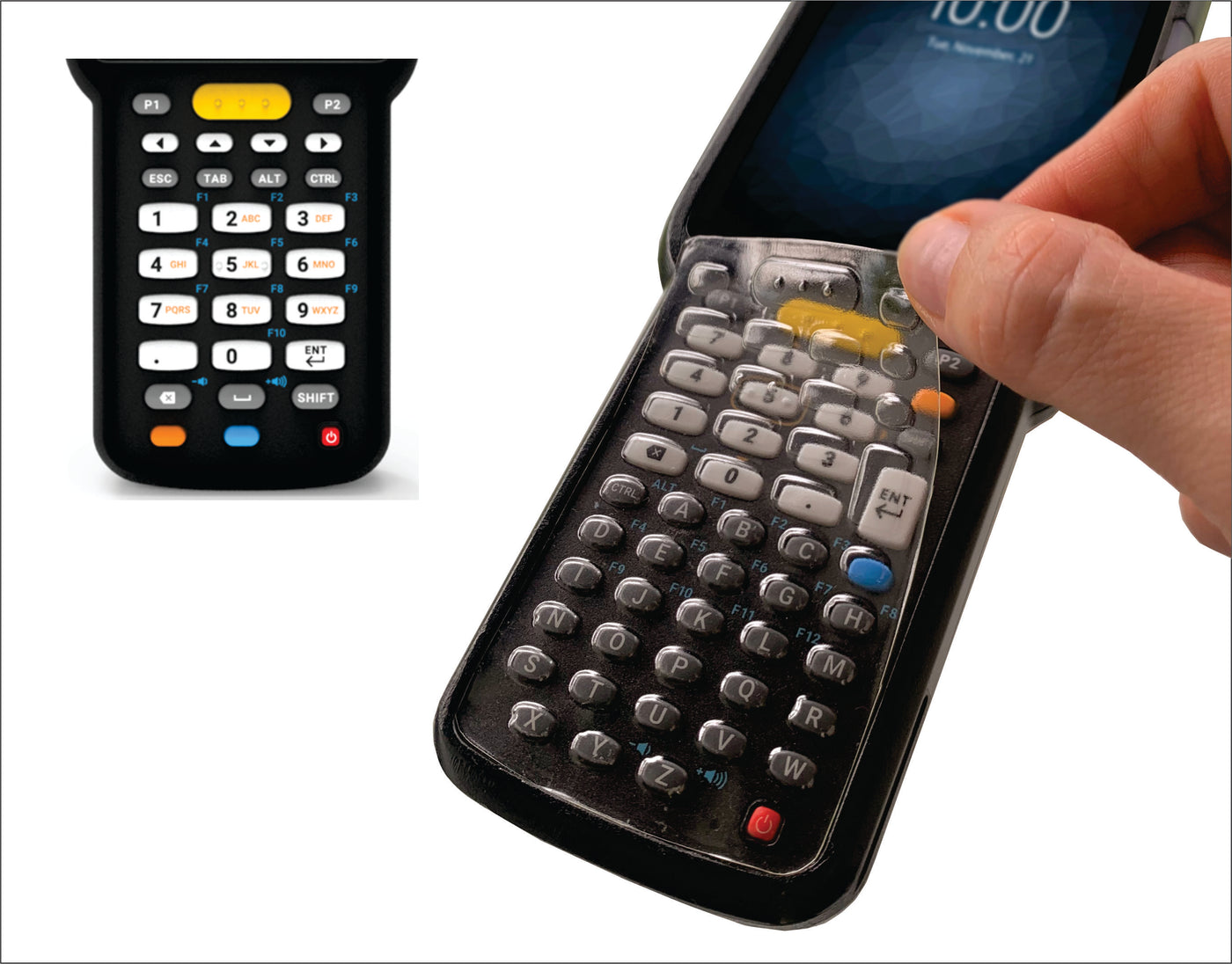 Protector de teclado NÙMERICO para handheld Zebra MC3300