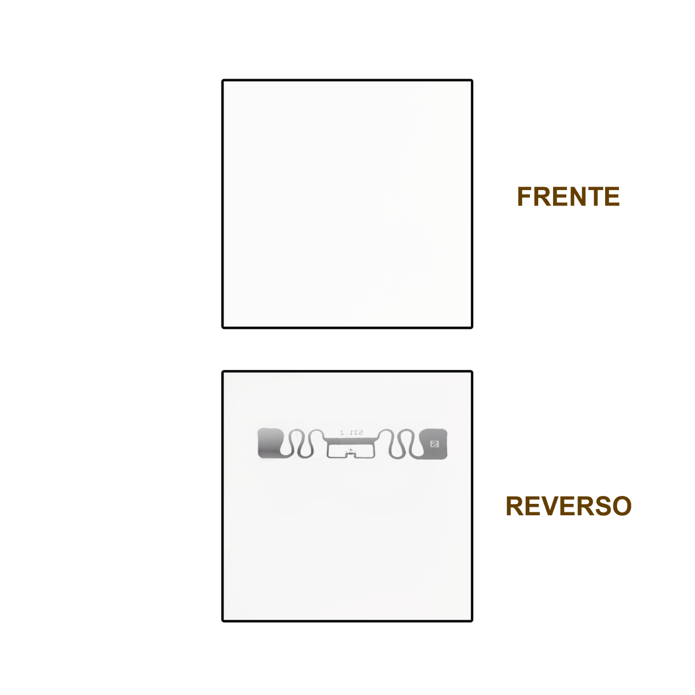 20 Millares de Etiqueta RFID TTR adherible blanca 101mm x 102 mm con inlay EPC Miniweb M730 de Avery Dennison, class 1, Gen 2, UHF 860-960 MHz, 128 Bit