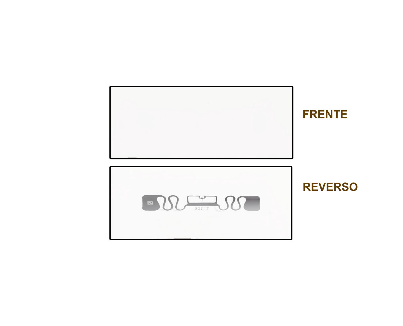 20 Millares de Etiqueta RFID TTR adherible blanca 101mm x 51 mm con inlay EPC Miniweb M730 de Avery Dennison, Class 1, Gen 2, UHF 860-960 MHz, 128 Bit