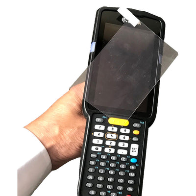 Protector de pantalla para para Handheld Zebra modelo MC3300 Transparente con doble liner para mayor uso - Práctico Click