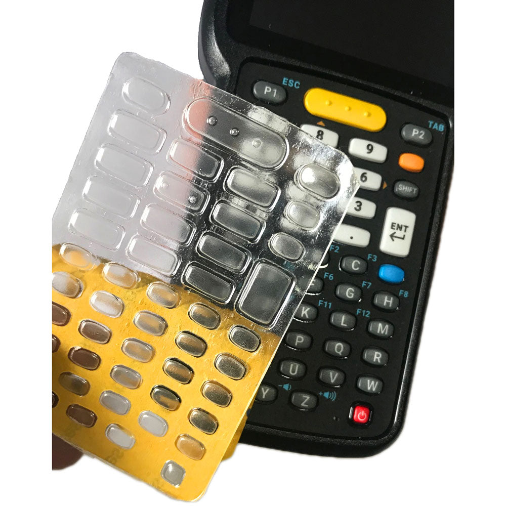 Protector de Teclado para para Handheld Zebra modelo MC3300 (Numerico, alfanumerico o funciones) - Práctico Click